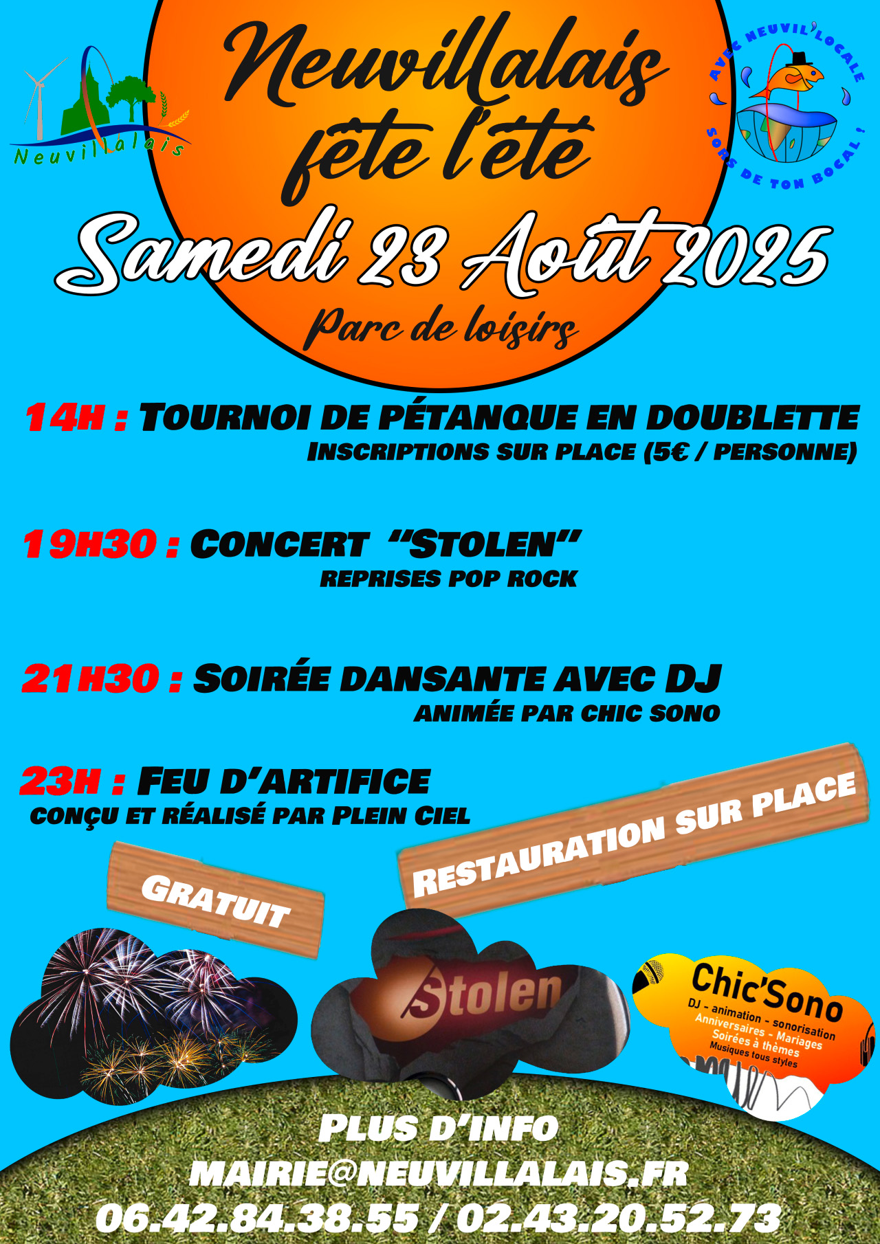 Affiche Neuvillalais fête l'été